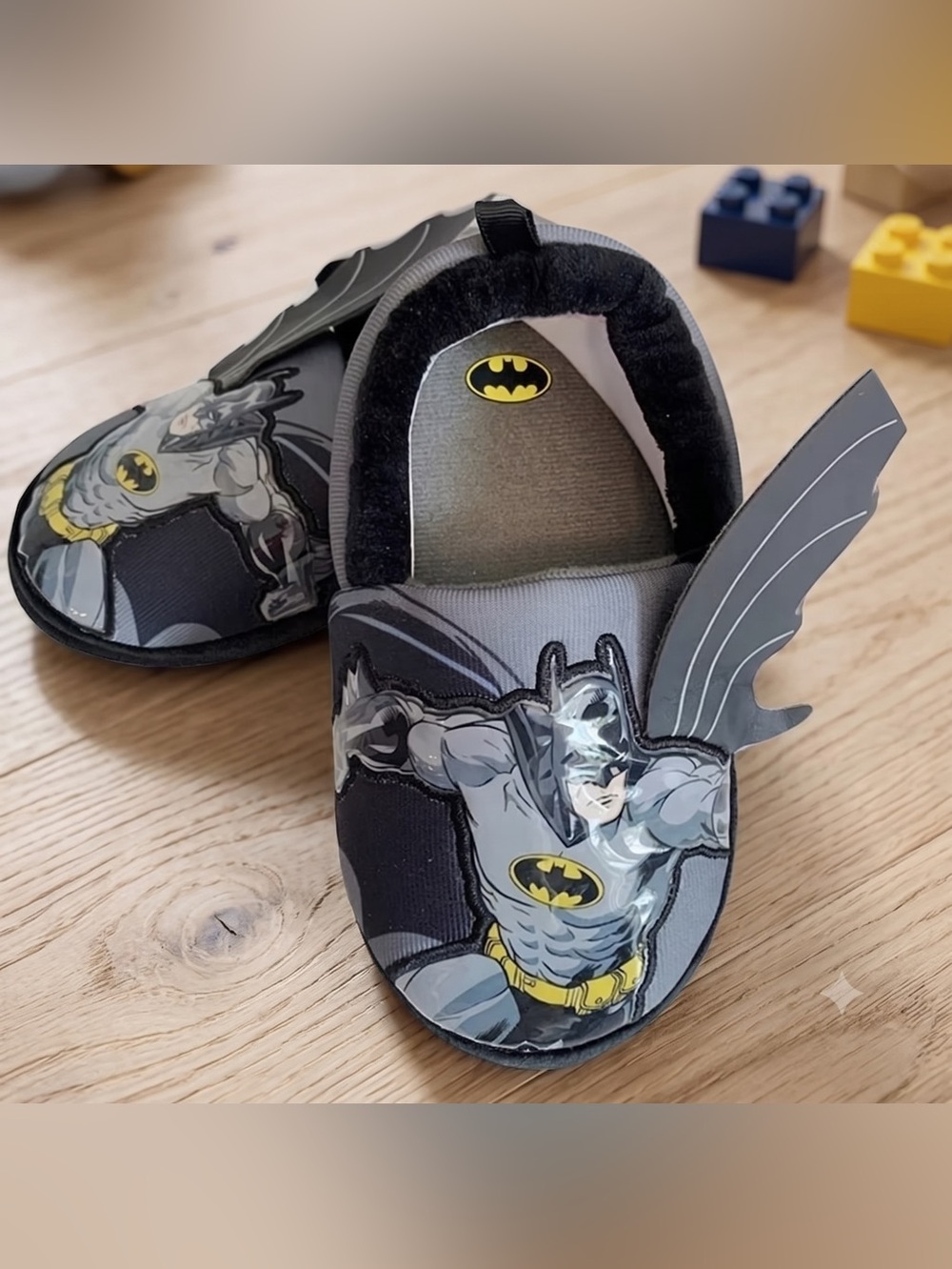 🦹‍♂️ New DC Comics Batman Toddler Boy House Slippers with Wings